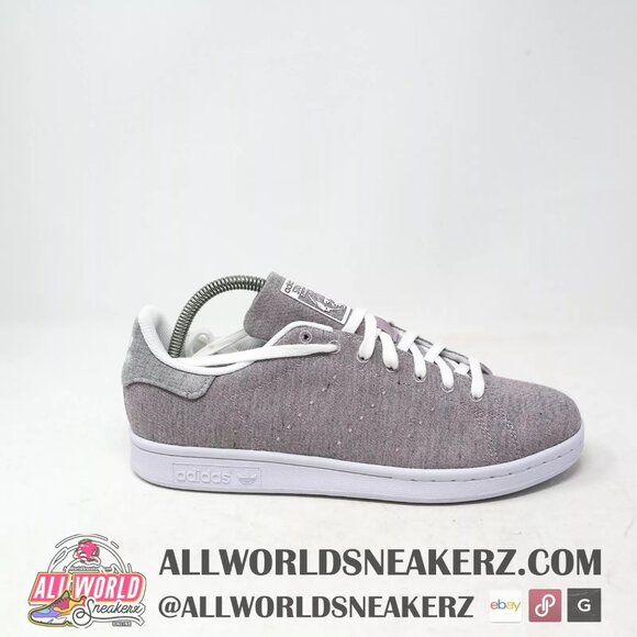 adidas Stan Smith Tennis Sneaker Recycled Textile MORPHLON® GY5460 Purple Grey - Picture 2 of 12